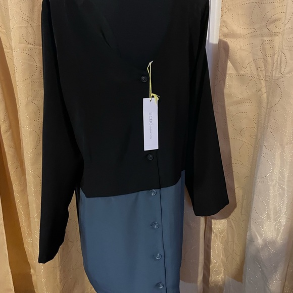 BCBGeneration Color Block long sleeve dress NWT - Picture 5 of 5